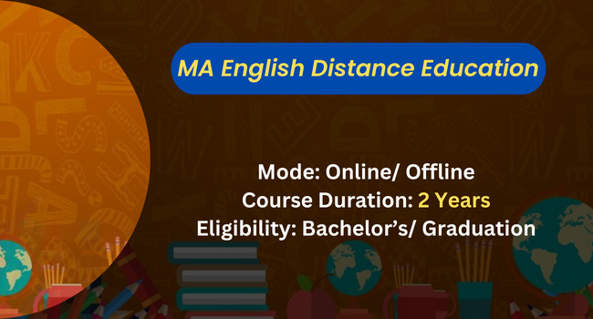 MA English Distance Education Admission 2026: Fees | Eligibility