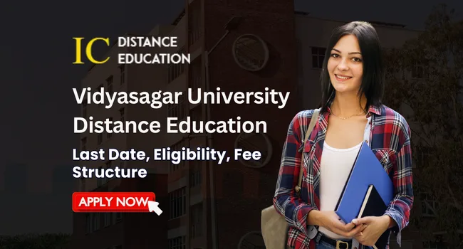 Vidyasagar University Distance Education Admission 2026 | UG & PG Courses, Last Date