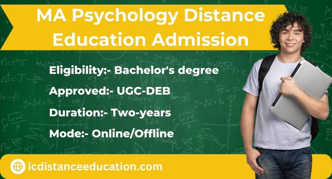 MA Psychology Distance Education Admission 2025 | Eligibility, Fees & Top Universities