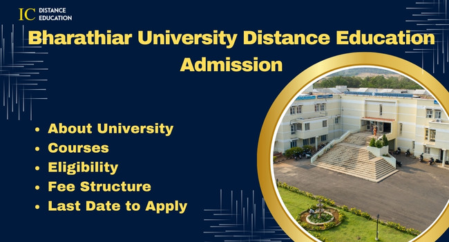 Bharathiar University Distance Education Admission 2026-27 | Courses, Fee, Last Date