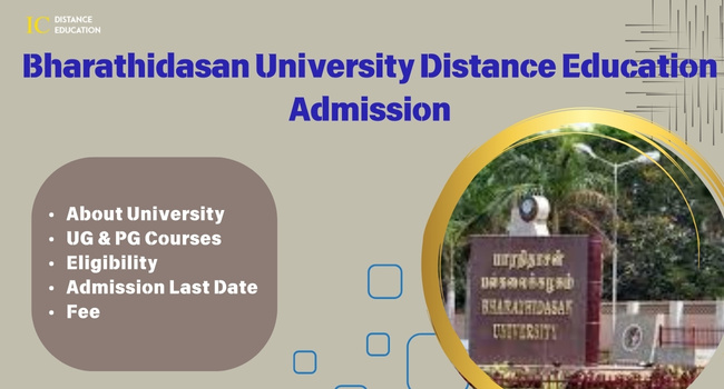 Bharathidasan University Distance Education Admission 2026-27| Fees and Eligibility