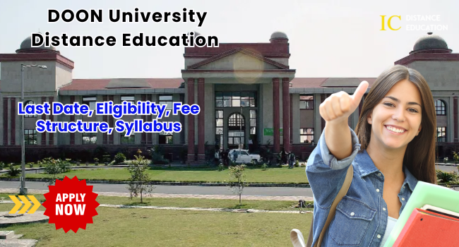 DOON University Distance Education Admission 2026-27 | Courses, Fees, Last Date