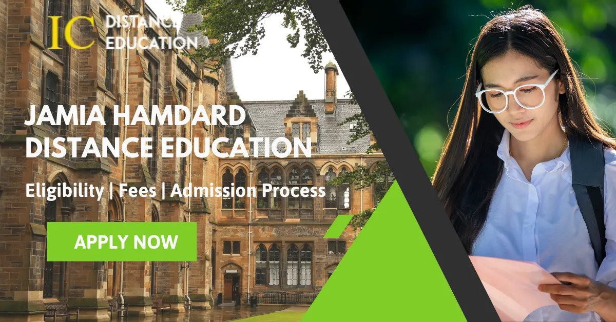 Jamia Hamdard Distance Education Admission 2026 |Courses & Fee
