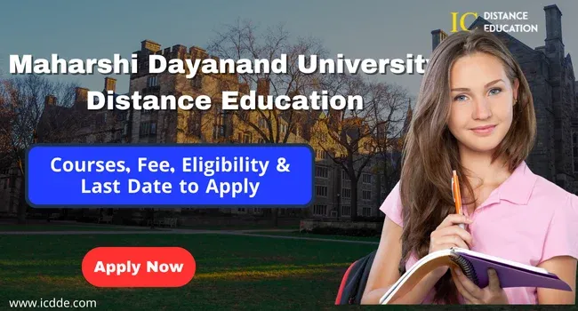 MDU Distance Education Admission 2026 | Last Date, Courses, Fee & Eligibility