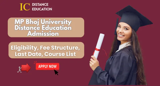 MP Bhoj University Distance Education Admission 2026 | UG & PG Courses, Fee