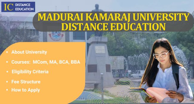 Madurai Kamaraj University Distance Education Admission 2025: Last Date