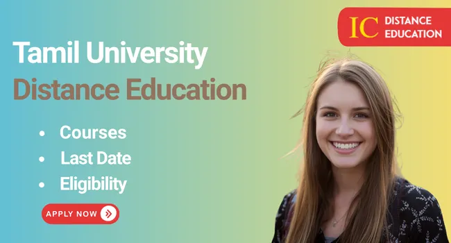 Tamil University Distance Education Admission?  | UG & PG Courses