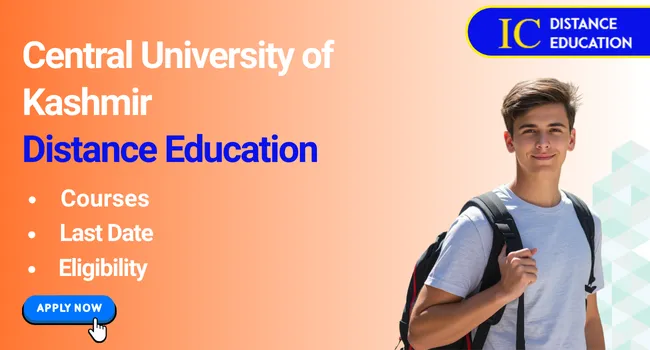 Central University of Kashmir Distance Education Admission | Fee, Courses