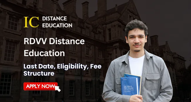 RDVV Distance Education Admission 2026 | Courses, Fee & Application Last Date