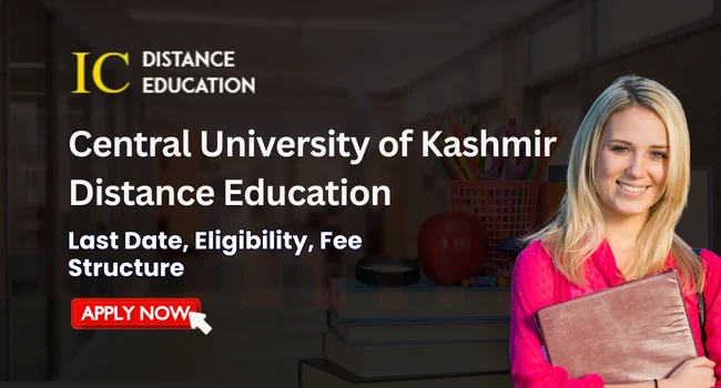 Central University of Kashmir Distance Education Admission | Fee, Courses