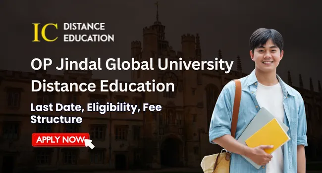 OP Jindal Global University Distance Education Admission | UG & PG Courses