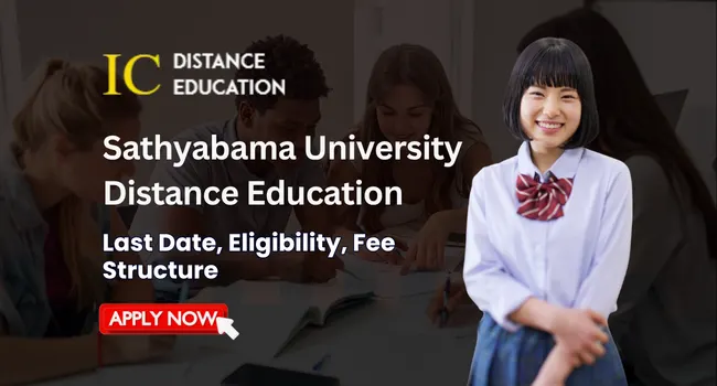 Sathyabama University Distance Education Admission 2026 | UG & PG Courses