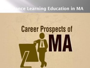 MA Distance Education in Delhi