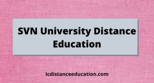 SVN University Distance Education