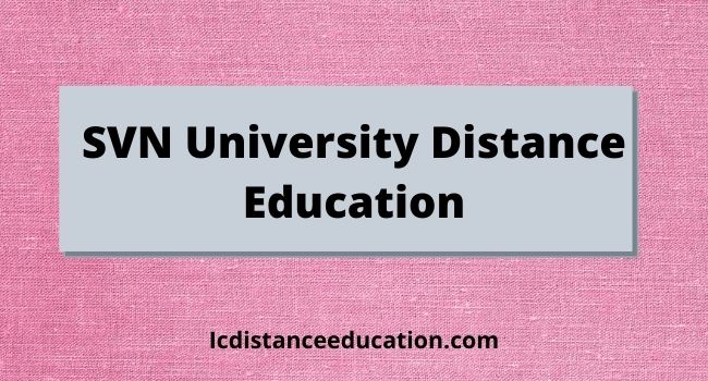 SVN University Distance Education