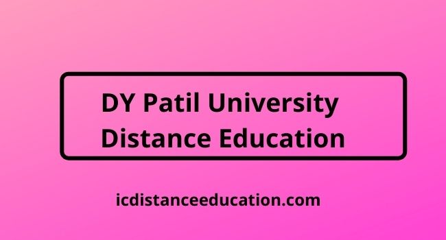 DY Patil University Distance Education