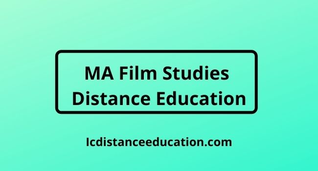 MA Film Studies Distance Education