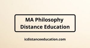 MA Philosophy Distance Education