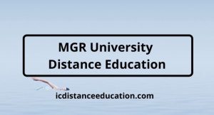MGR University Distance Education