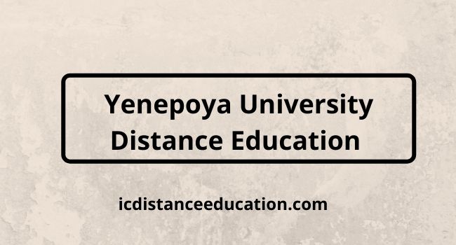 Yenepoya University Distance Education