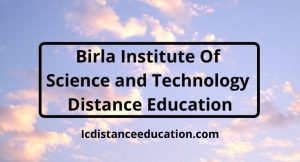 BITS Pilani Distance Education