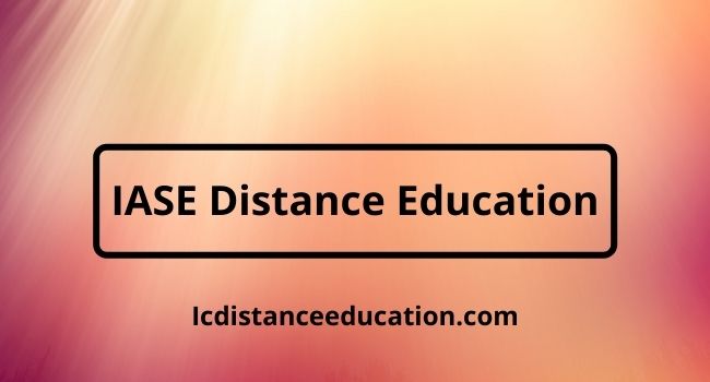 IASE Distance Education
