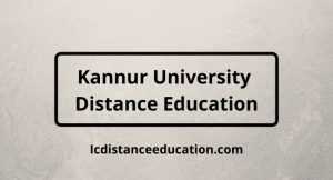 Kannur University Distance Education