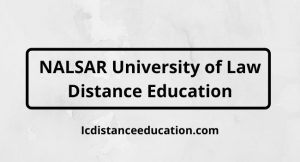 NALSAR University of Law Distance Education