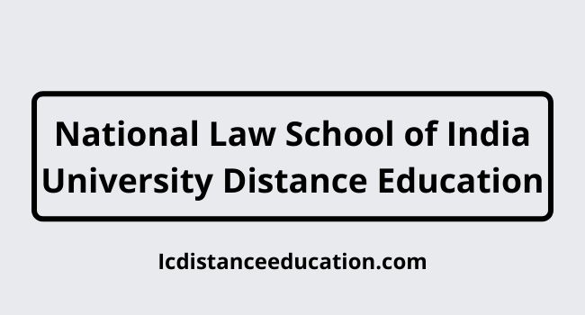 NLSIU Distance Education