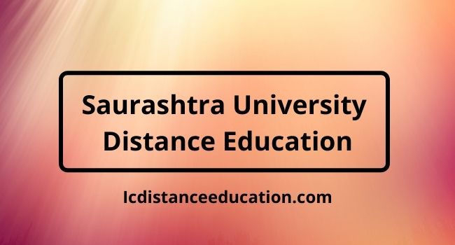 Saurashtra University Distance Education