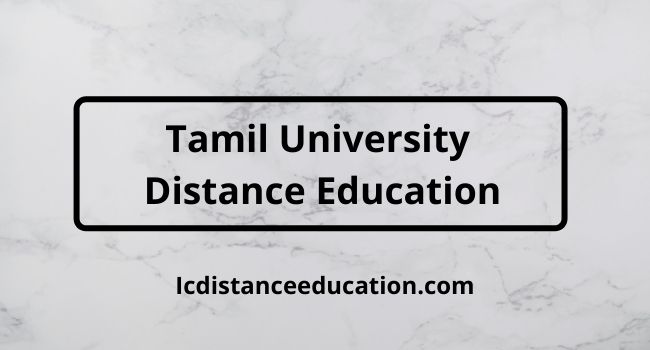 Tamil University Distance Education