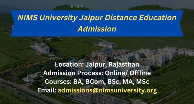 NIMS University Distance Education