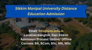Sikkim Manipal University Distance Education