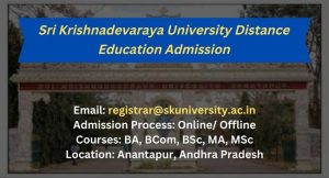 Sri Krishnadevaraya University distance education