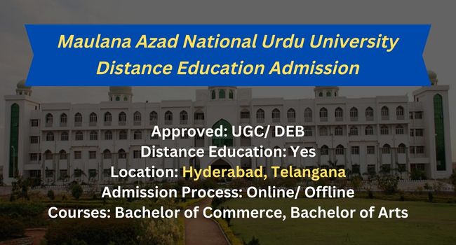 MANUU Distance Education