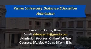 Patna university distance education