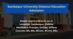 Sambalpur university distance education