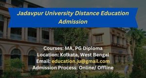 Jadavpur University Distance Education