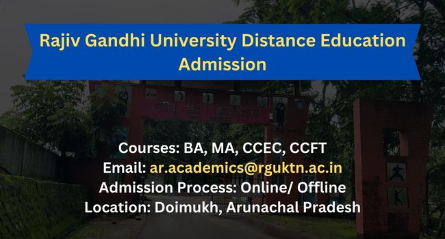 Rajiv Gandhi University Distance Education