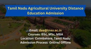 TNAU Distance education