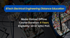 BTech Electrical Engineering Distance Education