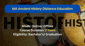 MA Ancient History Distance Education