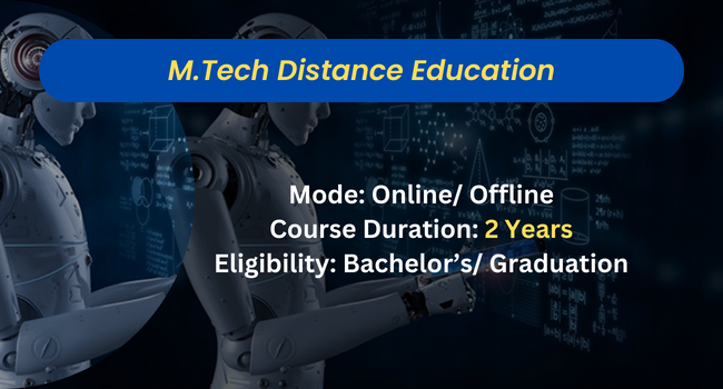 MTech Distance Education in Tamil Nadu