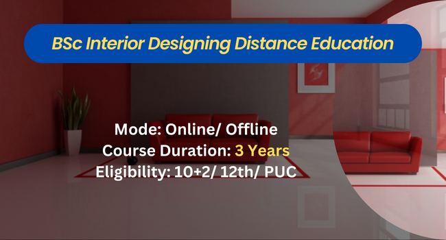 BSc Interior Designing Distance Education