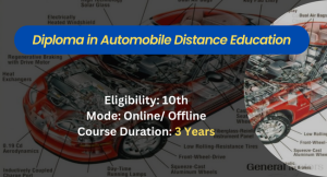 Diploma in Automobile Distance Education