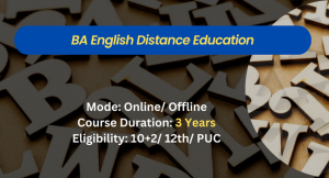 BA English Distance education
