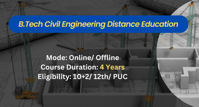 BTech Civil Engineering Distance Education