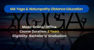 MA Yoga and Naturopathy Distance Education