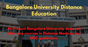 Bangalore University Distance Education