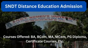 SNDT Distance Education